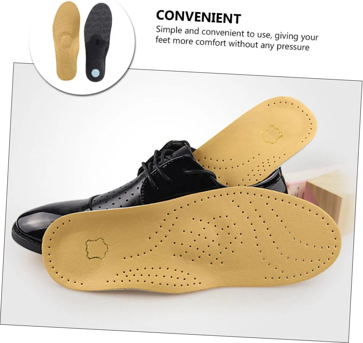 1 Pair Flatfoot Correction Insoles Arch Support for Foot Arch Support Brace