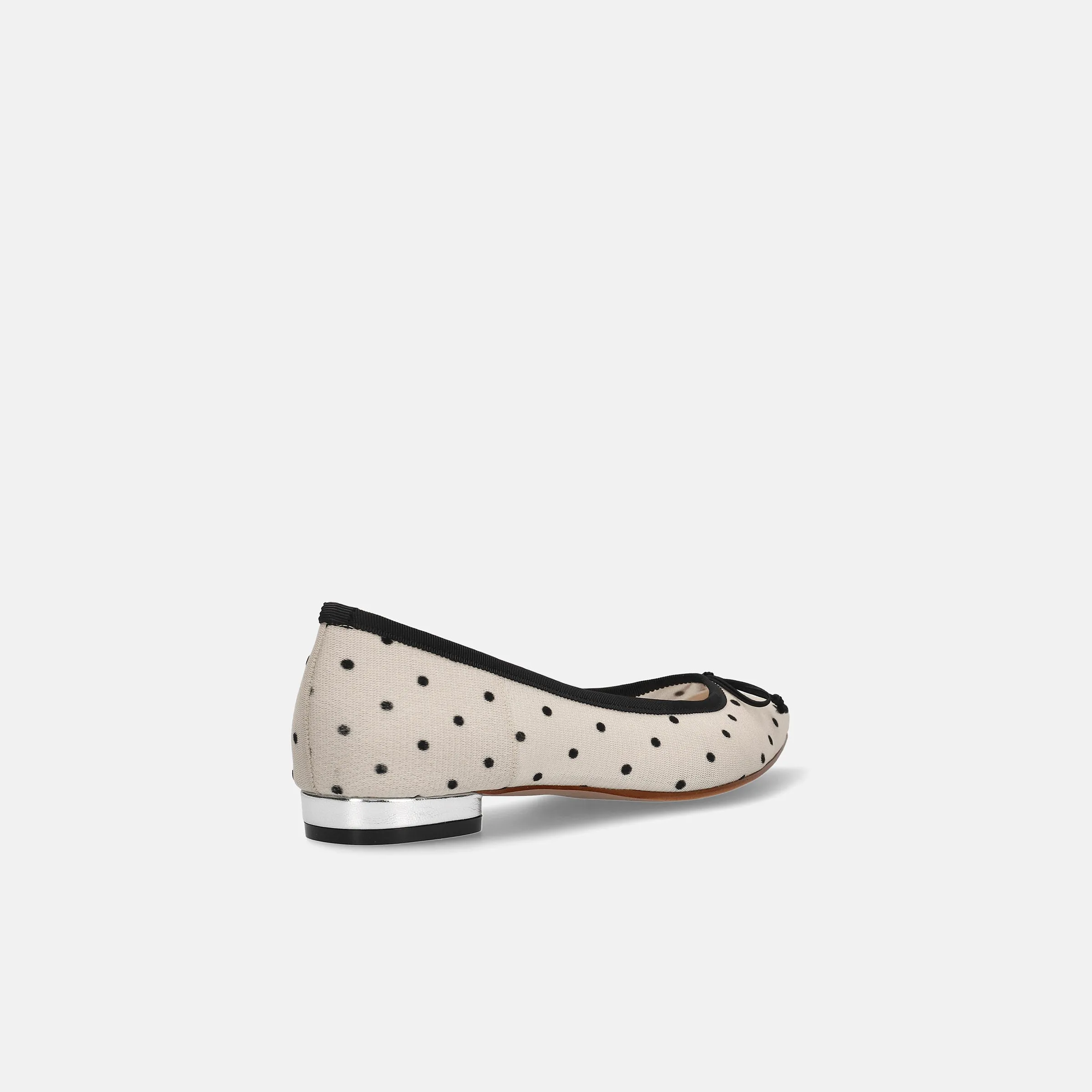 10% OFF: 2024SS: Dot Tulle Ballet Shoes (m17037) Beige TU