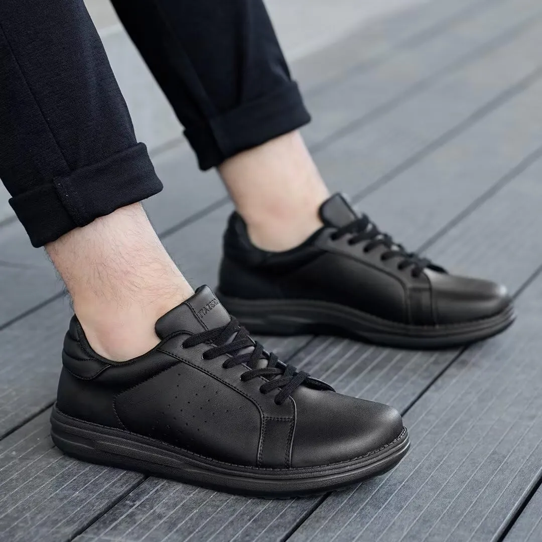 1TAZERO Wide-Shoes for Men - Toe-Box Walking Shoes with Arch Support