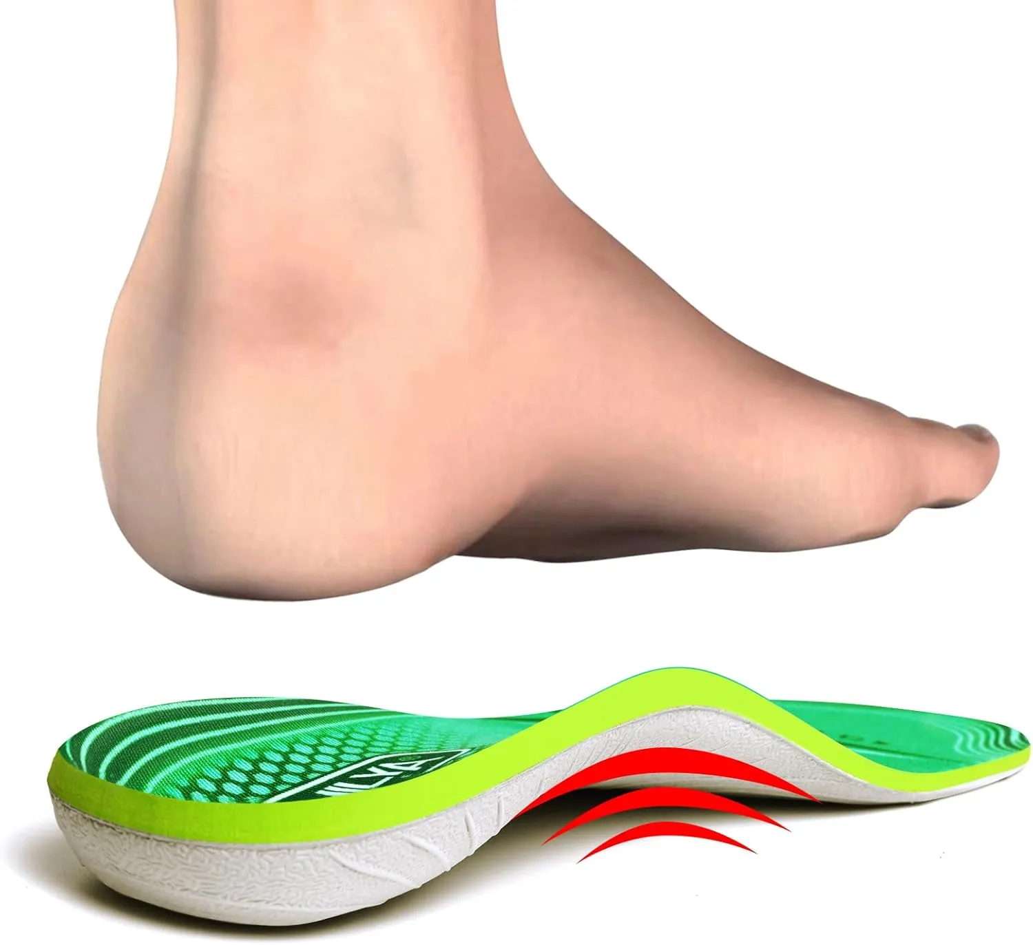 220lbs  High Arch Support Insert Plantar Fasciitis Relief Metatarsal Pain Orthotic Insole for Men & Women Standing All Day, Flat Feet Heel Comfort Work Boot Shoe Inserts,270MM Size 8