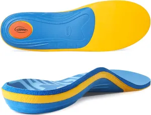 3ANGNI Arch Support Orthotic Insoles for Plantar Fasciitis, 220 lbs Heavy Duty High Arch Flat Feet Orthopedic Inserts, Over-Pronation Foot Pain Insoles for Work Boot Standing All-Day Men Women