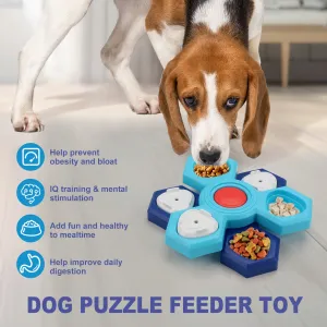 4 Layers Slow Feeder Puzzle Dog Bowls Assemble Slow Eating Bowl For Dogs Non-slip Interactive Dog Puzzle Game Slow Bowl Pet Products