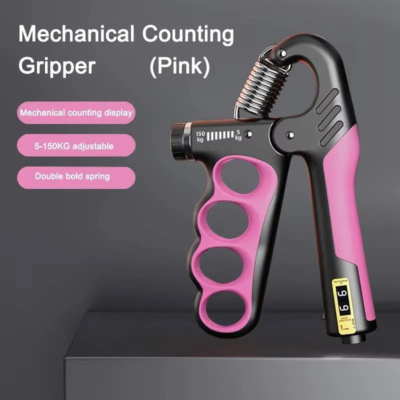 Adjustable Hand Grip Strengthener - (5-100kg) with Automatic Counting 💪🔢