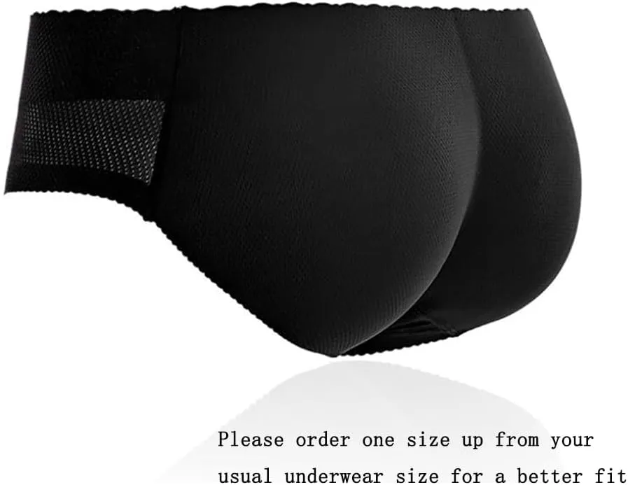 Aimery women 2pcs Seamless Butt Lifter Shapewear Padded Booty Pads Control Panties Hip Enhancer Underwear Body Shape Panty