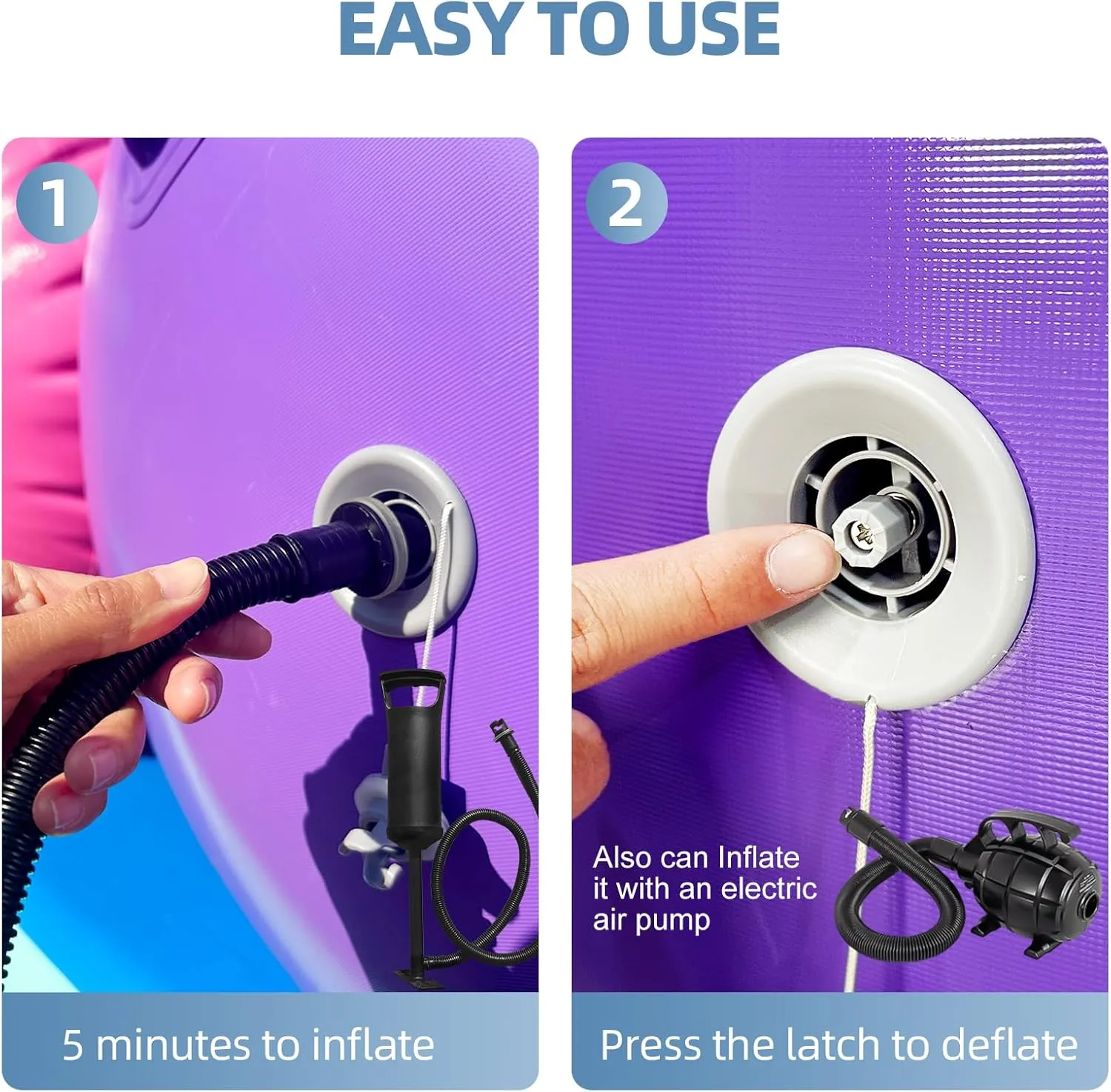 Air Roller Gymnastics Barrel Back Handspring Trainer Air Barrel Gymnastics Air Tumbling Mat for Tumbling Cheerleading Training Yoga Gym with Manual Air Pump Backhandspring