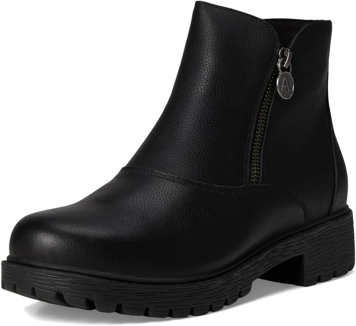 Alegria Womens Rorie Double Zipper Flat Comfort Boots