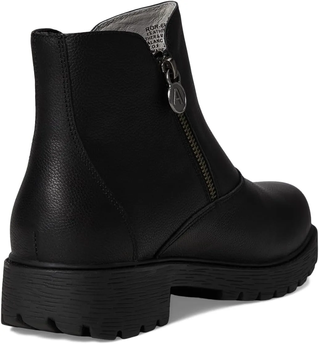 Alegria Womens Rorie Double Zipper Flat Comfort Boots