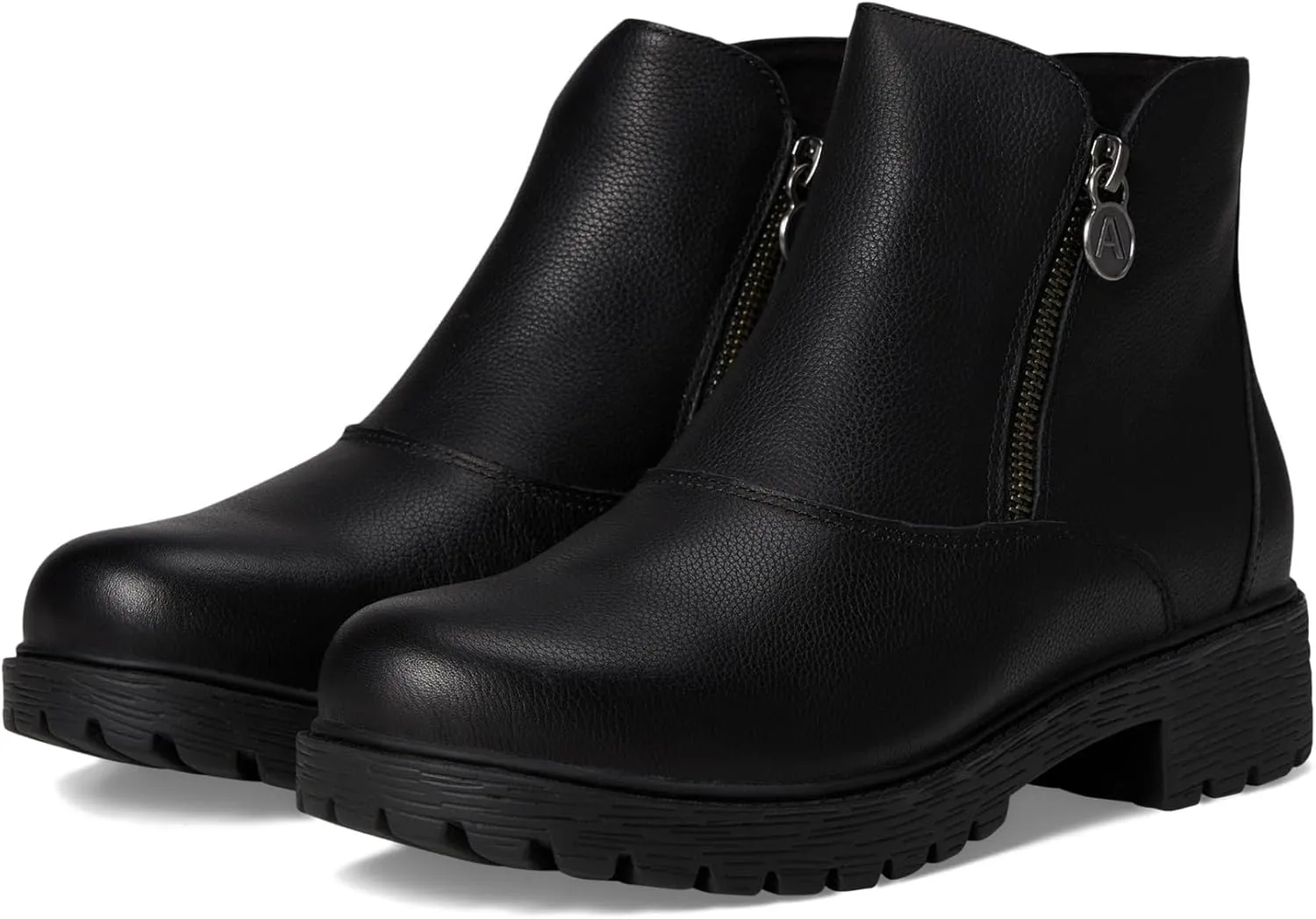 Alegria Womens Rorie Double Zipper Flat Comfort Boots