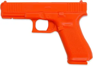 American Safety Trainers - Non-Functional Solid Polymer Training Guns - Blaze Orange - U.S.A. - Safe Practice Aides - Fits Model Specific Holsters