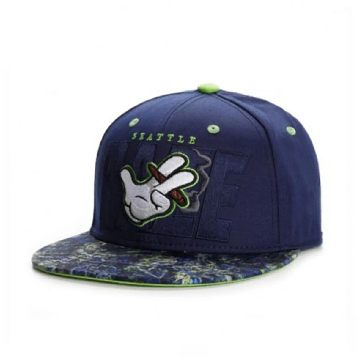 American style hip-hop flat-brimmed Snapback adjustable hat