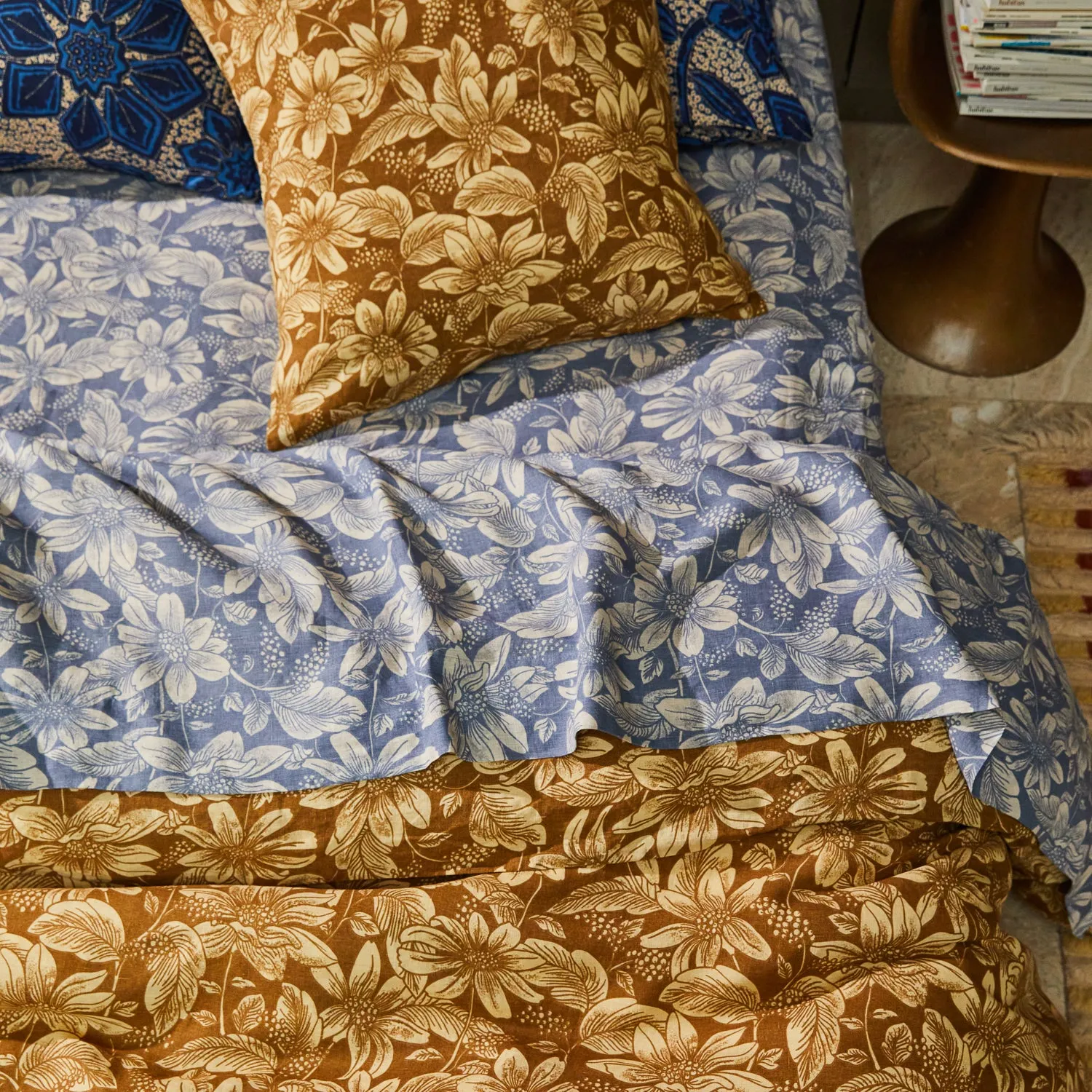 Amrita Linen Flat Sheet - Smoke