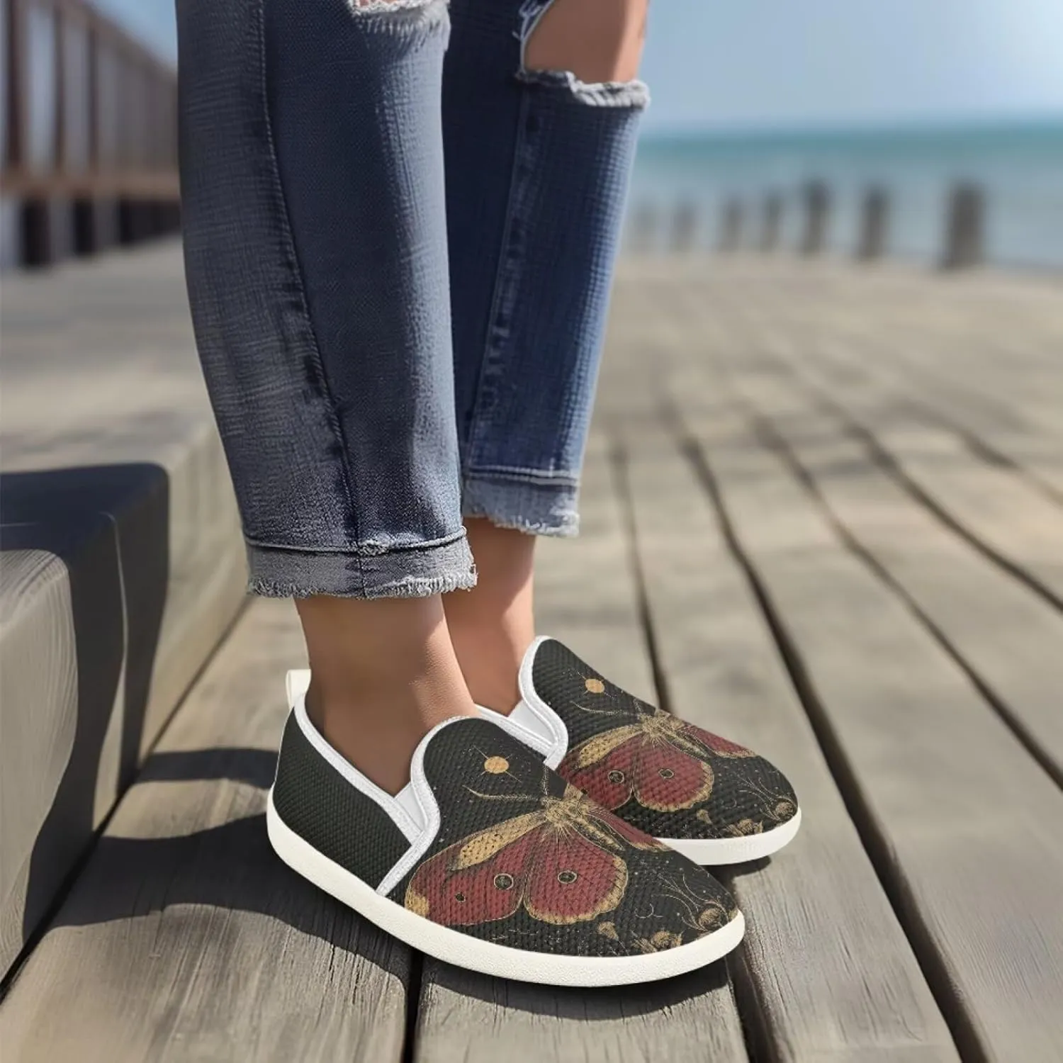 Animal Pattern Walking Shoes for Women Comfort Fashion Casual Sneakers Lightweight Soft Mesh Flat Breathable Workout Wide Width