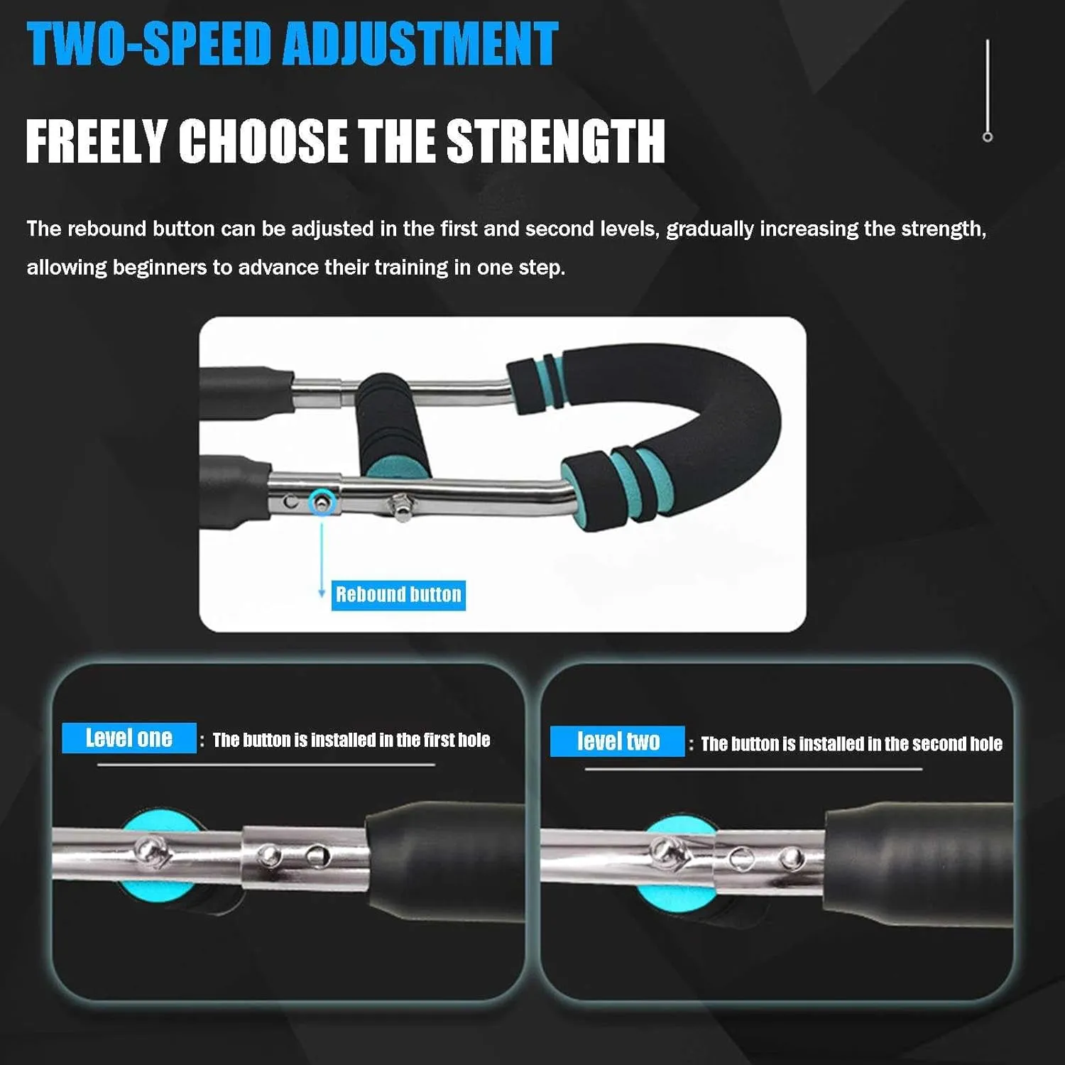 Arm Trainer Adjustable Forearm Strengthener: Chest Workout Equipment Forearm Strengthener Portable Spring Resistance Twister Arm Trainer for Home Fitness