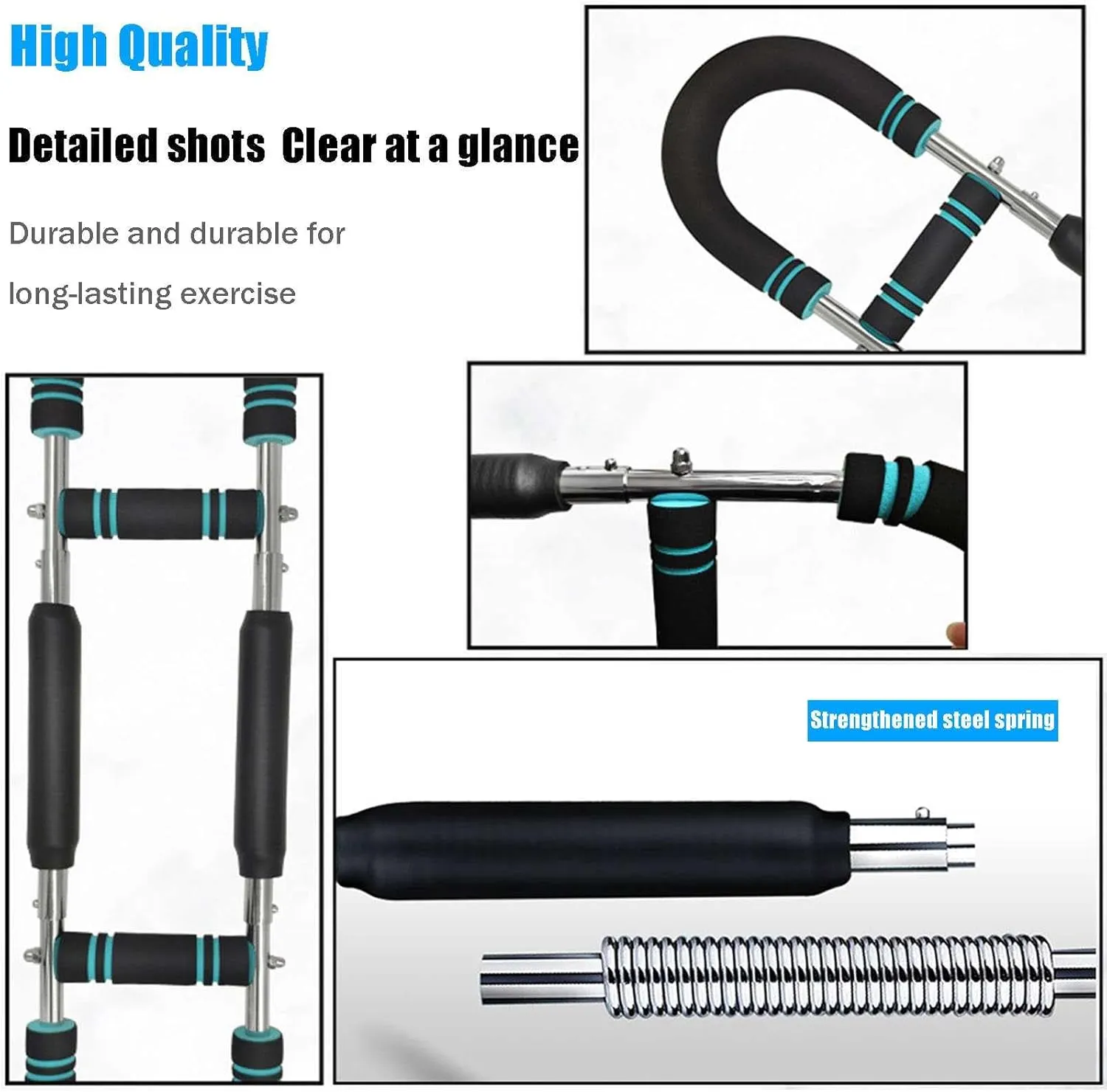 Arm Trainer Adjustable Forearm Strengthener: Chest Workout Equipment Forearm Strengthener Portable Spring Resistance Twister Arm Trainer for Home Fitness