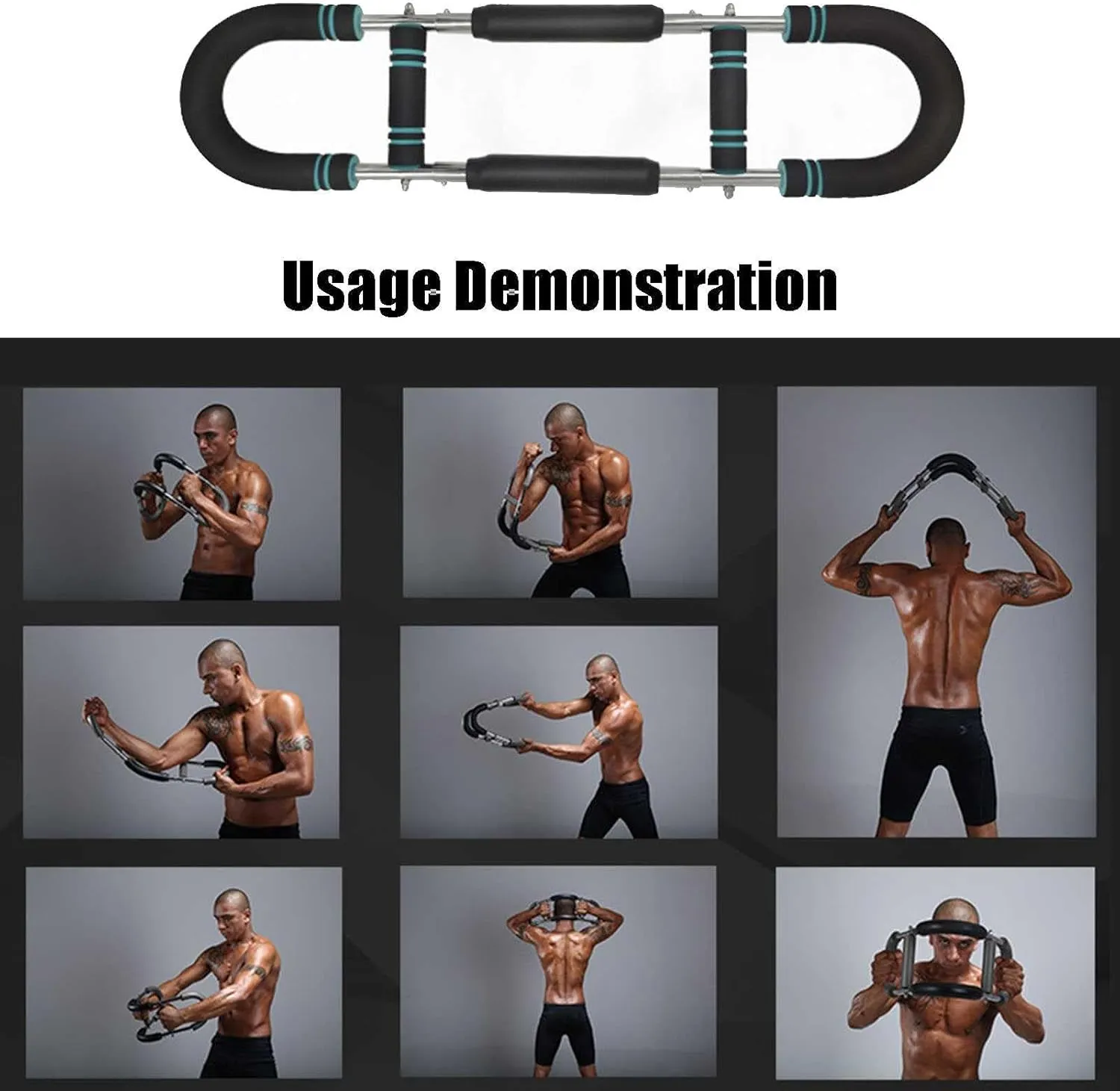 Arm Trainer Adjustable Forearm Strengthener: Chest Workout Equipment Forearm Strengthener Portable Spring Resistance Twister Arm Trainer for Home Fitness