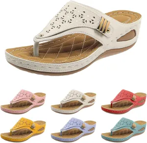 Avylays Women's Breathable Mesh Sports Sandals, 2025, Non-Slip Sole, Orthopedic, Wedge, Blue, Casual, Open Toe; Closed Toe, Thong, Leather, Women