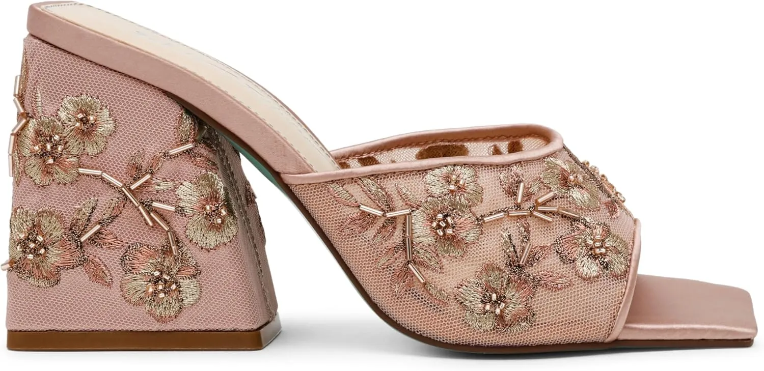 Betsey Johnson Women's Roo-e Heeled Sandal