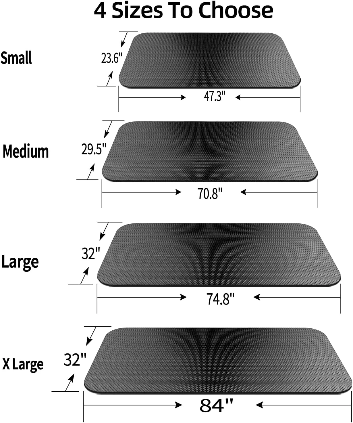 Bike Mat,Treadmill Mat,For Walking Pad,Elliptical,Exercise Bikes, Stationary Cycles,Spin Bike,Under Exercise Bike Trainer Pad for Indoor Stationary Gym Fitness Equipment Hardwood Floor Protector