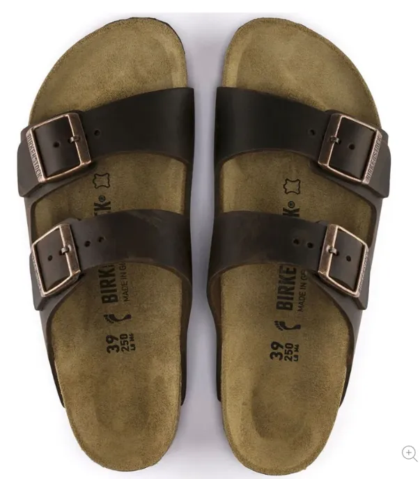 BIRKENSTOCK ARIZONA OILED LEATHER HABANA (REGULAR)