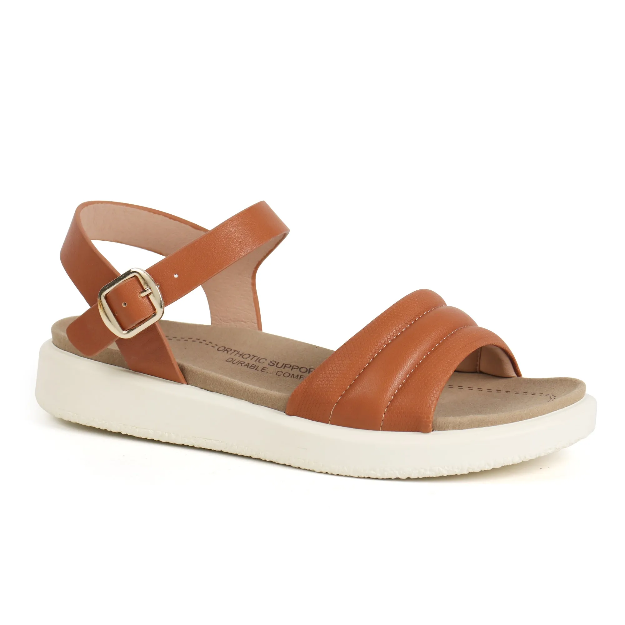 Black Arch Support Sandals-Katie