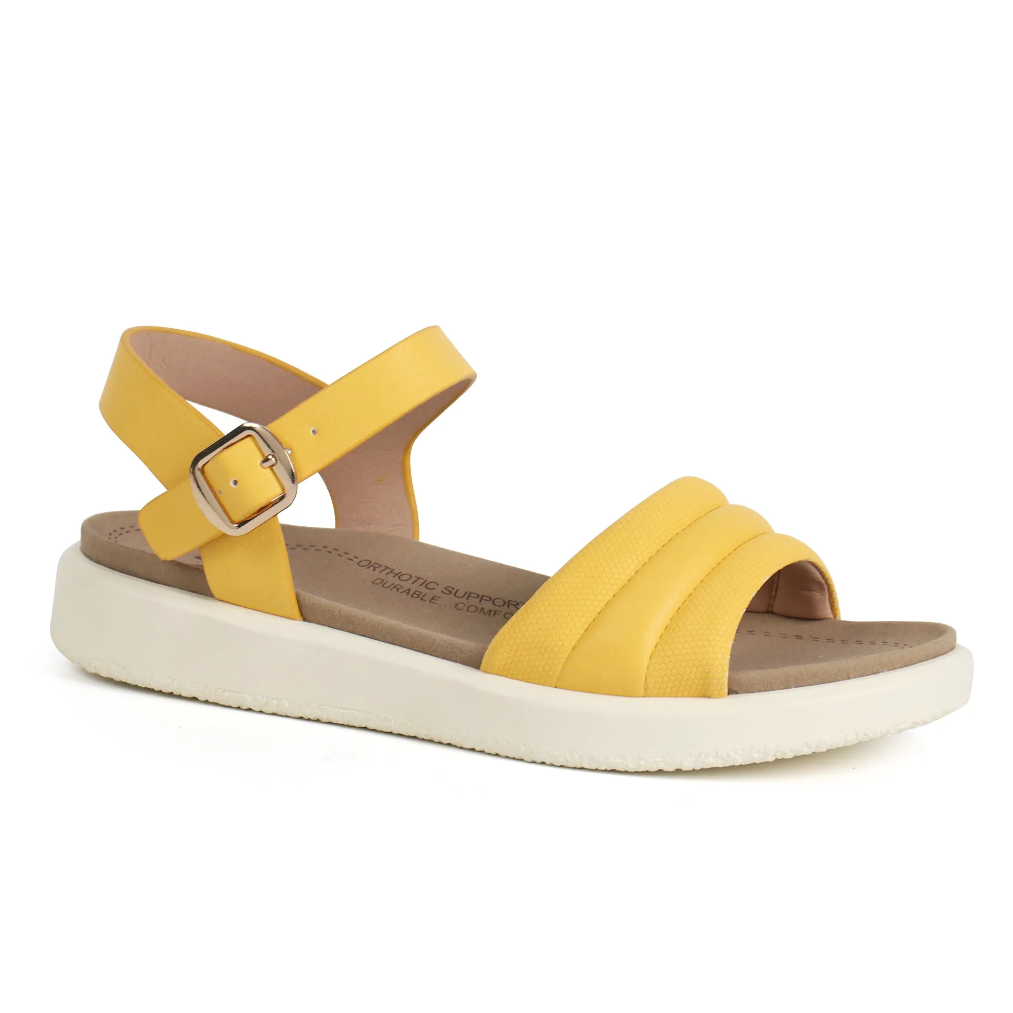Black Arch Support Sandals-Katie