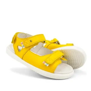 Bobux Kid   Plus Rise Open Toe Sandal Yellow 839103 Clearance