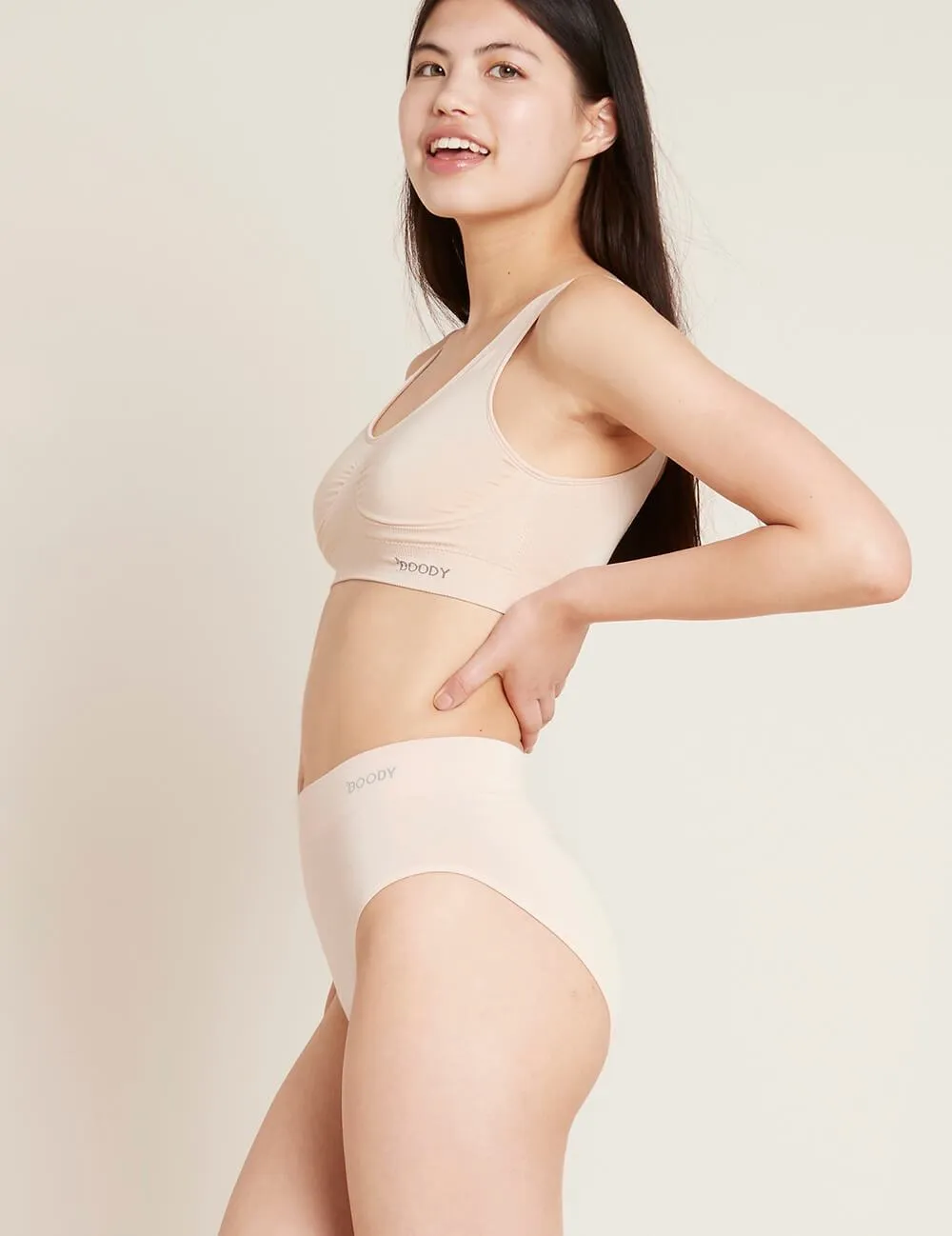 Boody Bamboo Full Briefs (Black, White, Nude, Grey Marle)
