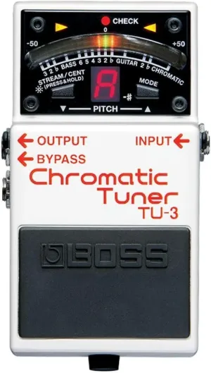 Boss TU-3 Chromatic Tuner Pedal with Bypass