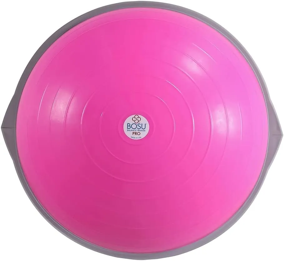 Bosu Pro Multi Functional Home Gym Full Body Balance Strength Trainer Ball Equipment with Guided Workouts and Pump
