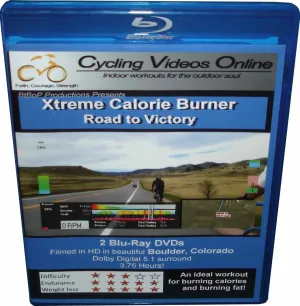Boulder Colorado Indoor 60-Mile Cycling Challenge - Rocky Mountain Virtual Adventure - Targeted Fat Burning Spin Workout (HD) [Blu-ray]