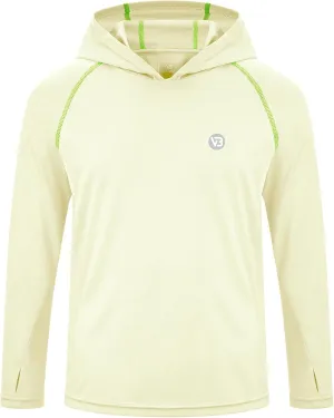 Boys Girls Hooded Sun Shirts UPF50  Long Sleeve Hoodies Quick Dry Rash Guard Swim Shirts Fishing Hiking Thumb Holes