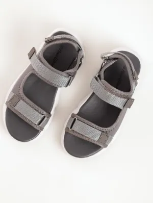 Boys Open-Toe Adventure Sandal - Grey