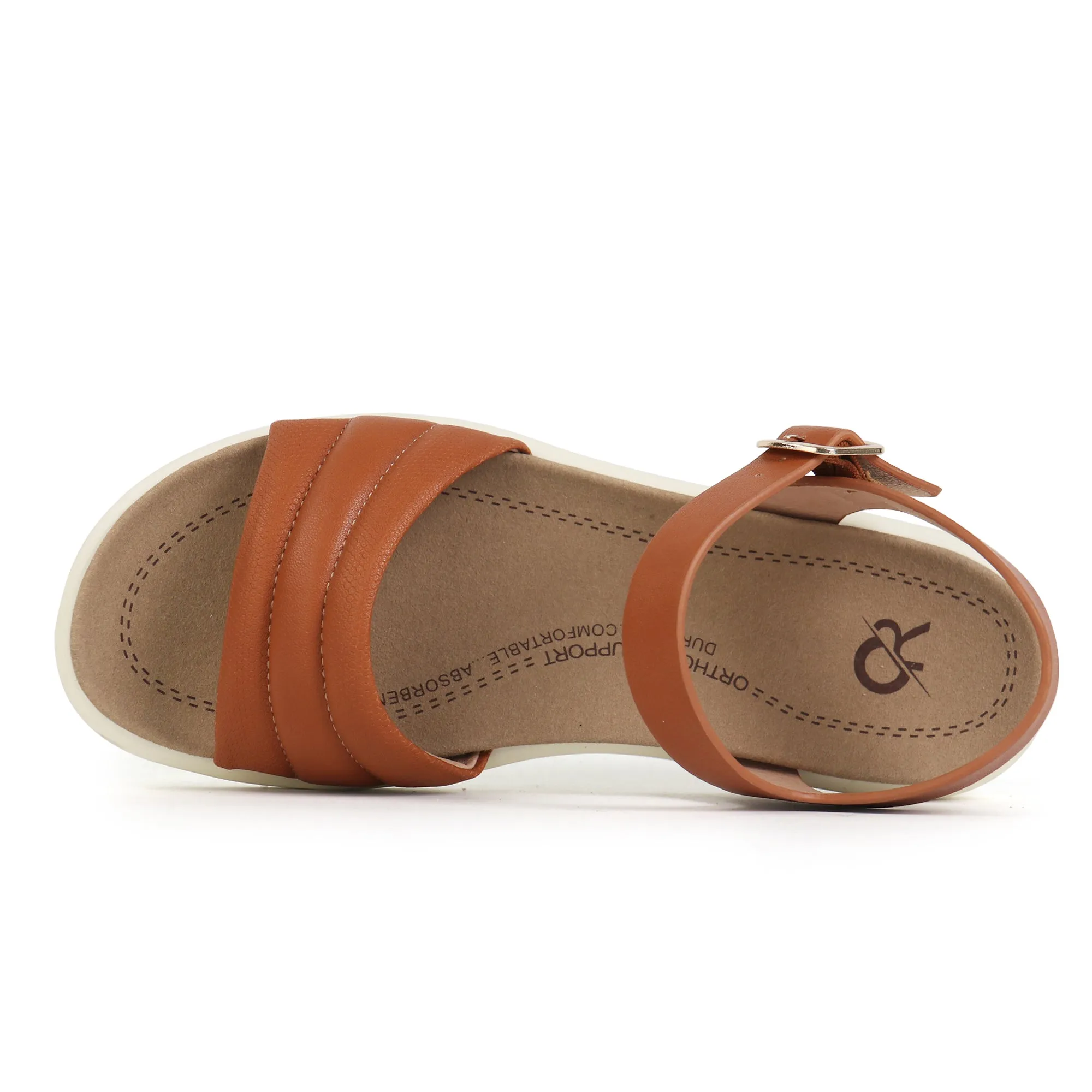 Brown Arch Support Sandals-Katie