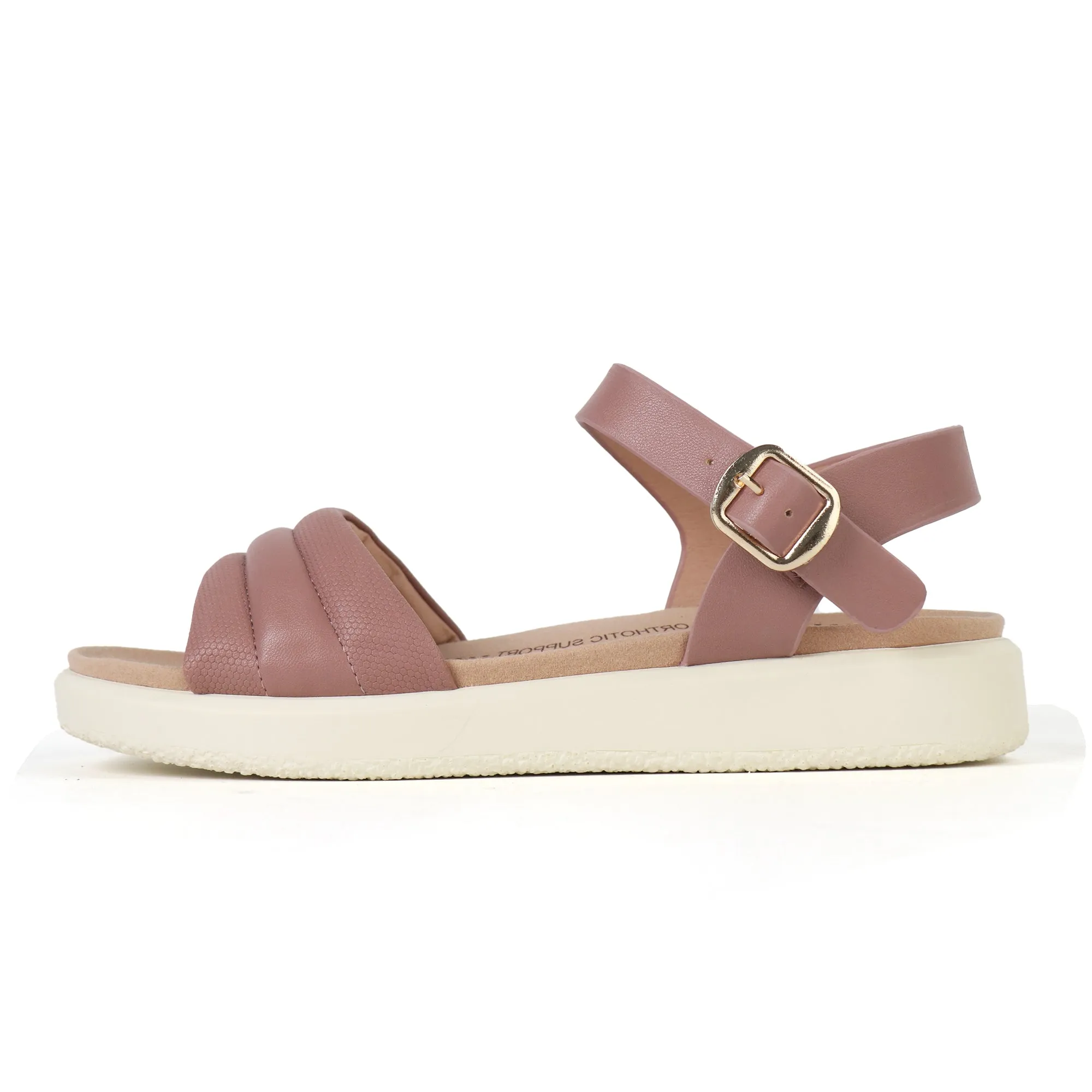 Brown Arch Support Sandals-Katie