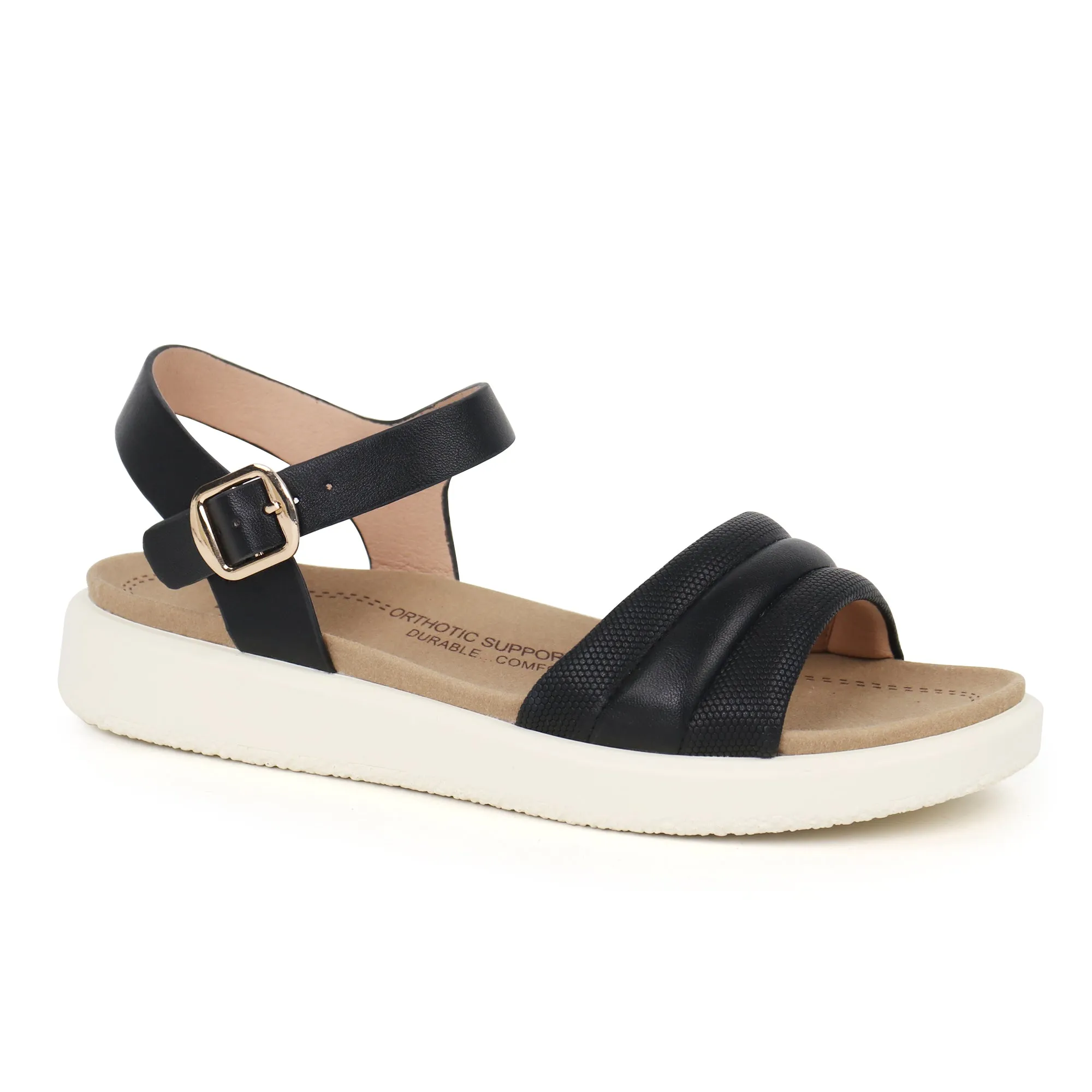 Brown Arch Support Sandals-Katie