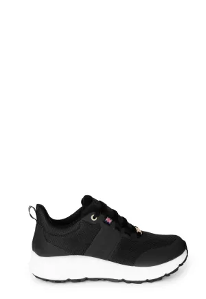 Burghley Waterproof Trainer (Black)