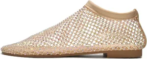 Cape Robbin Fantasia Rhinestone Mesh Flat Sandals (Fantasia)