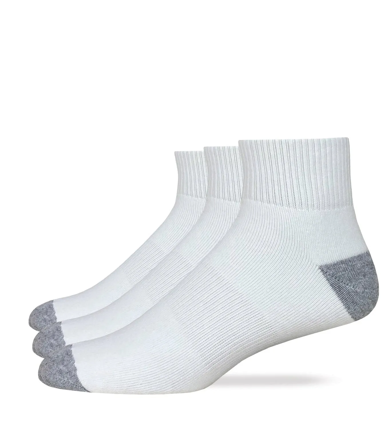Carolina Ultimate Men's Cotton Quarter Socks 3 Pack