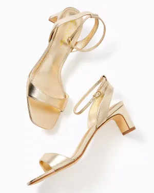 CHERIE SANDAL METALLIC GOLD