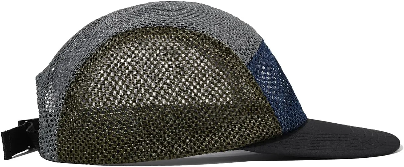 CLAPE Mesh 5 Panel Cap Flat Bill Dad Hat Quick Dry Baseball Cap Cooling Sports Hat Unstructured Trucker Cap Hiphop Dad Hat