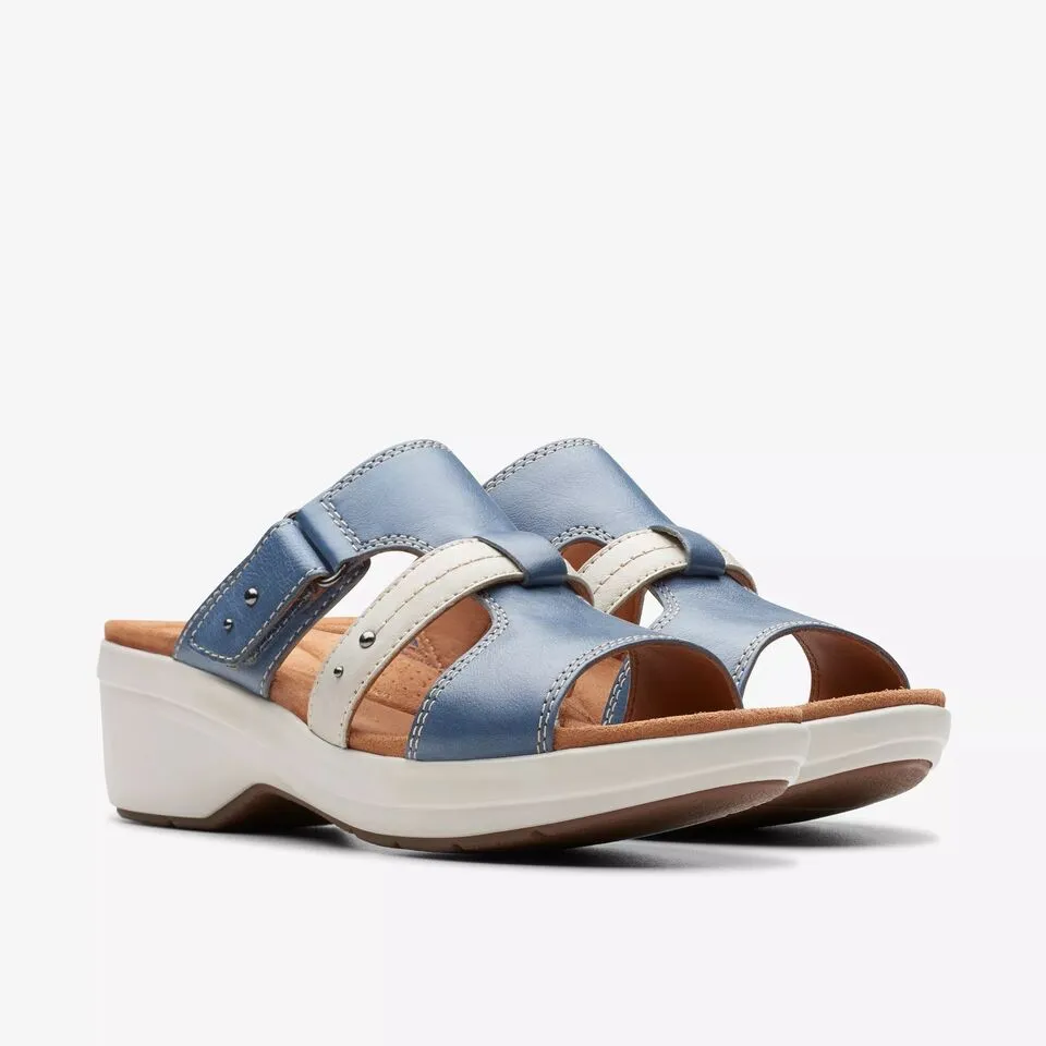 Clarks Women's Tuleah Jane Denim Combi | Olive Combie