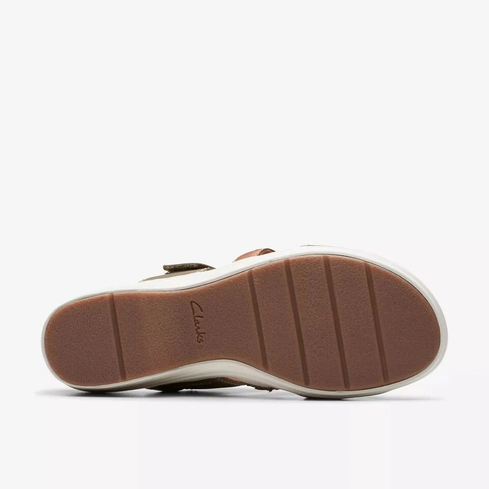 Clarks Women's Tuleah Jane Denim Combi | Olive Combie