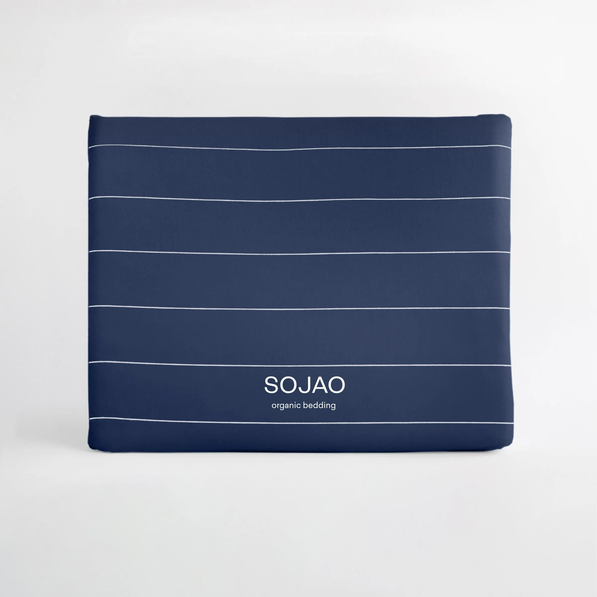 Classic Navy Pinstripes Flat Sheet