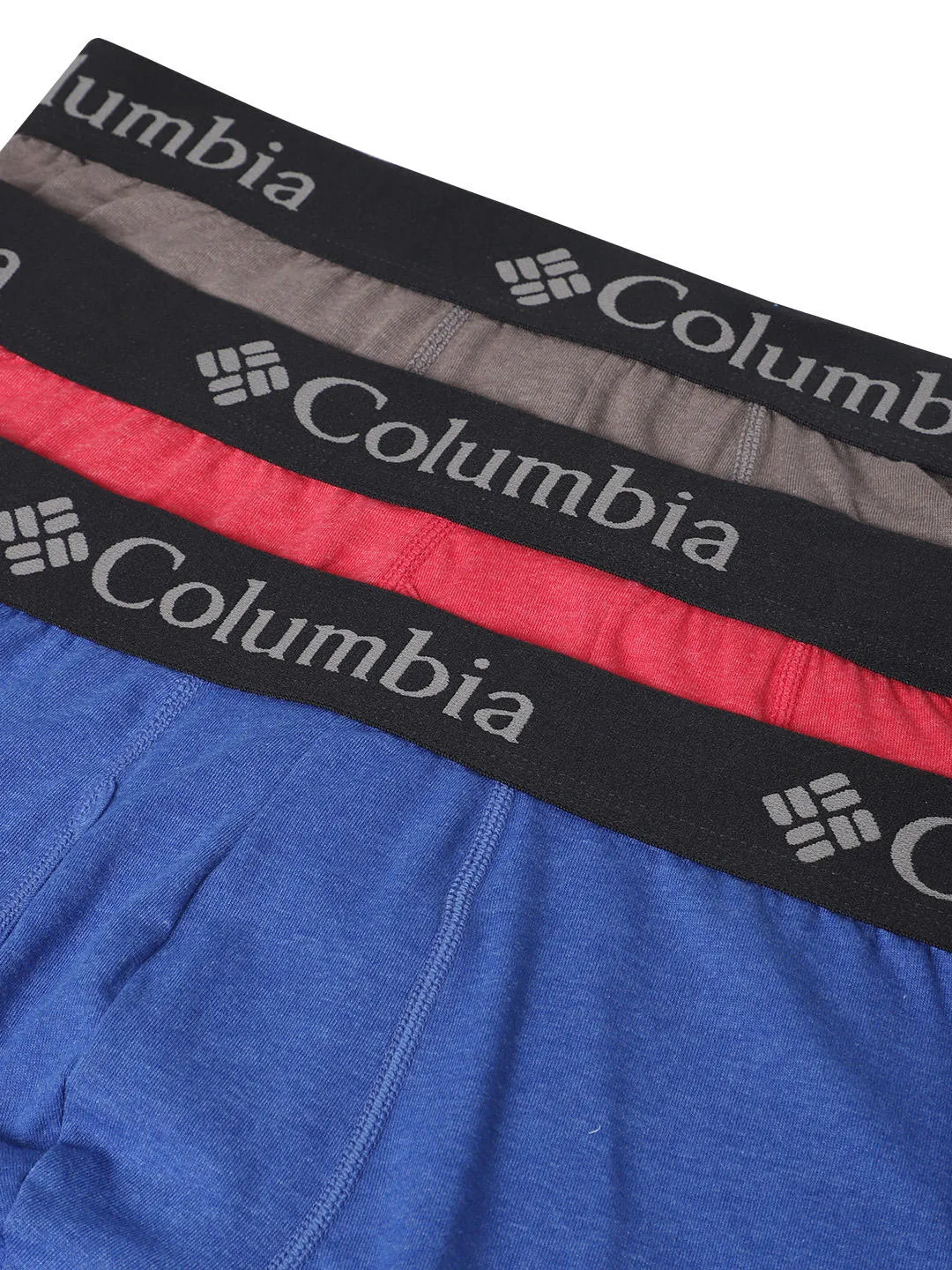 Columbia Men Na Performance Cotton / Stretch 3 Pack Solid Boxer Brief (Non Returnable)