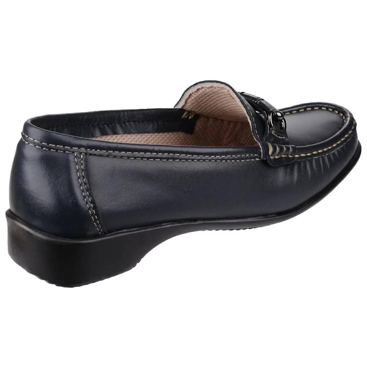 Cotswold Barrington Slip on Loafer Shoe Navy