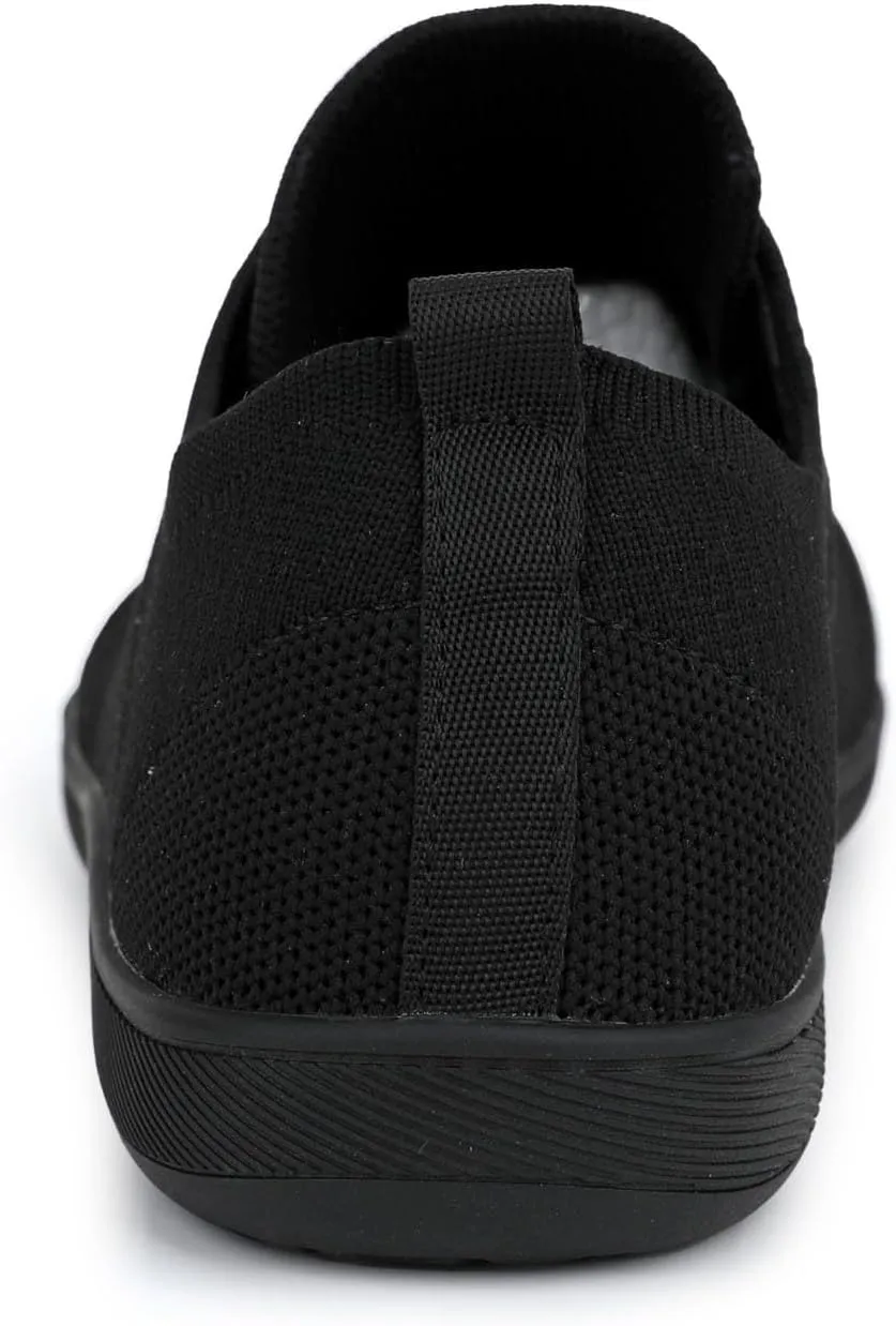 Couple Solid Color Wide Head Outdoor Barefoot Casual Shoes Breathable Comfortable Mens Sneaker Shoes with Arch Support