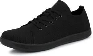 Couple Solid Color Wide Head Outdoor Barefoot Casual Shoes Breathable Comfortable Mens Sneaker Shoes with Arch Support