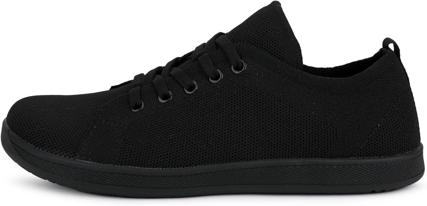 Couple Solid Color Wide Head Outdoor Barefoot Casual Shoes Breathable Comfortable Mens Sneaker Shoes with Arch Support
