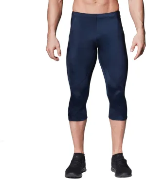 CW-X Men's Stabilyx Joint Support 3/4 Compression Tight, Capri Pants for Running and Recovery