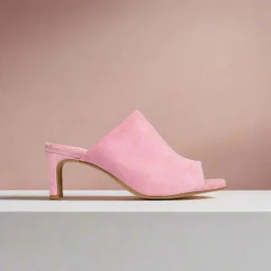 Debbie - Pink suede